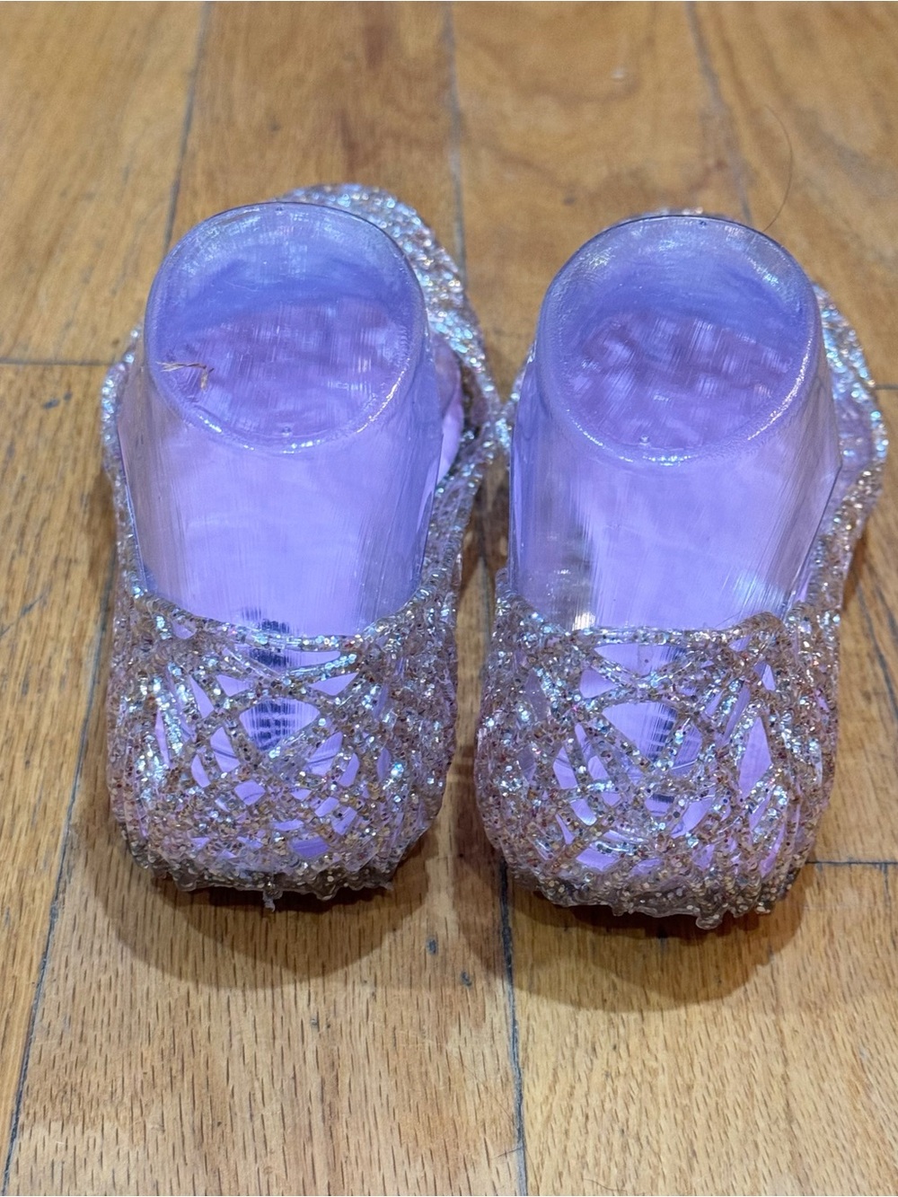 Kusto Pink Glitter Jelly Ballet Flats Brand New Open Box Sparkle Shoes - Picture 6 of 7